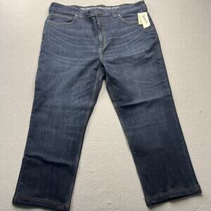 Duluth Trading Co Ballroom Double Flex Jeans Mens 42x30 Relaxed Fit New With Tag